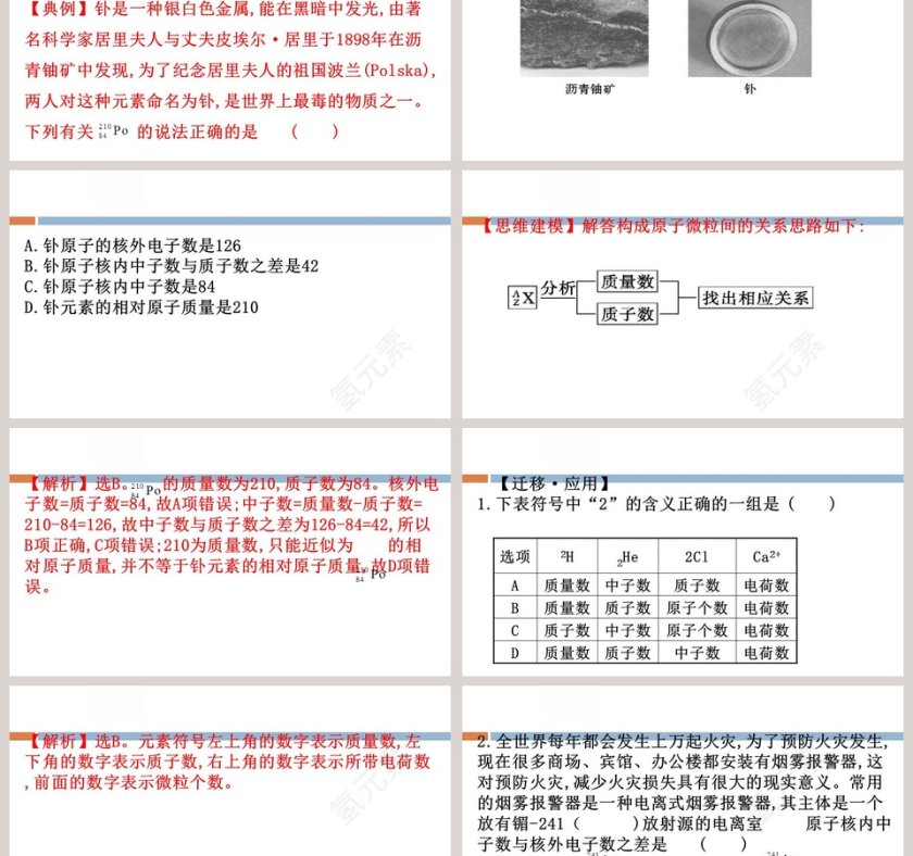第-章原子结构元素周期律教学ppt课件第6张