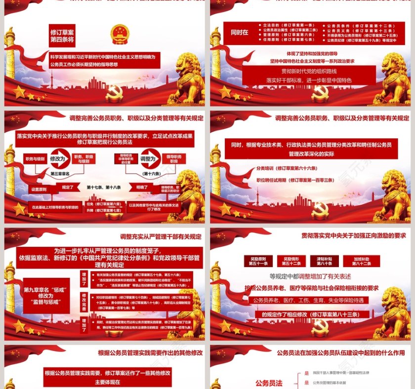 中华人民共和国公务员法ppt第2张