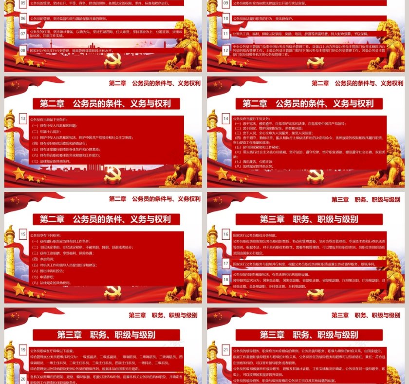 中华人民共和国公务员法ppt第6张