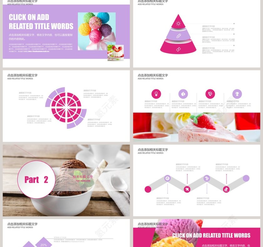 咖啡餐饮小甜点咖啡主题PPT第2张