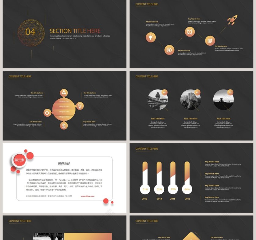 POWERPOINT TEMPLATE PPT 第5张
