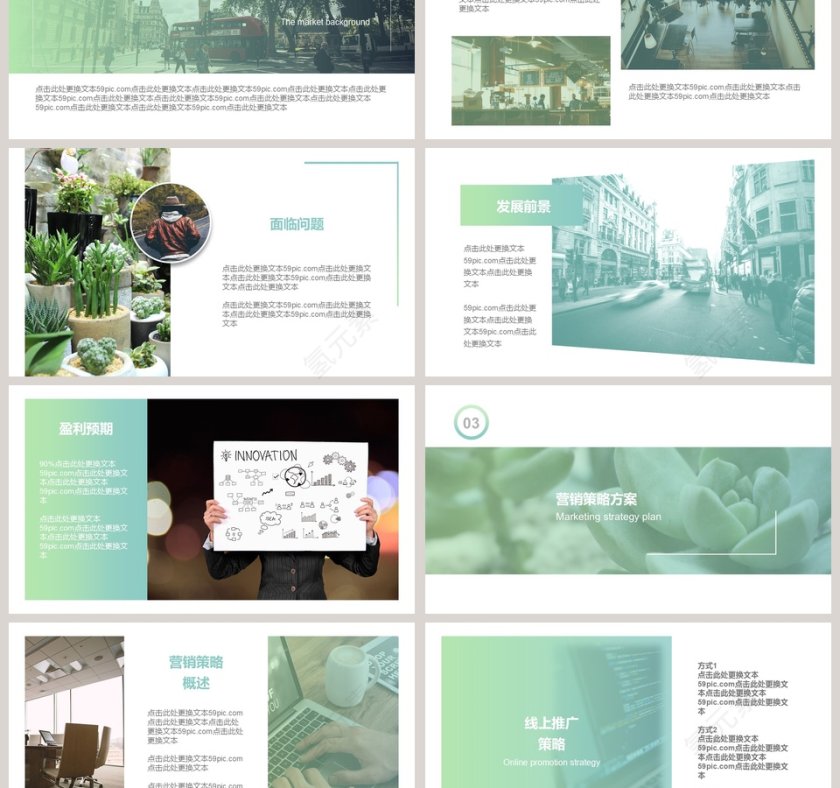 商业项目创业计划书商业计划书PPT第3张