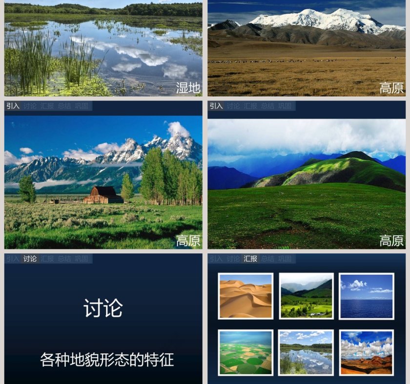 风光无限的地貌教学ppt课件第5张