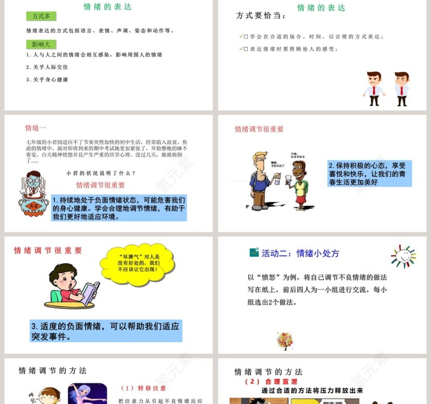 情绪管理在PPT模板设计中的应用：提升论文答辩呈现效果第2张