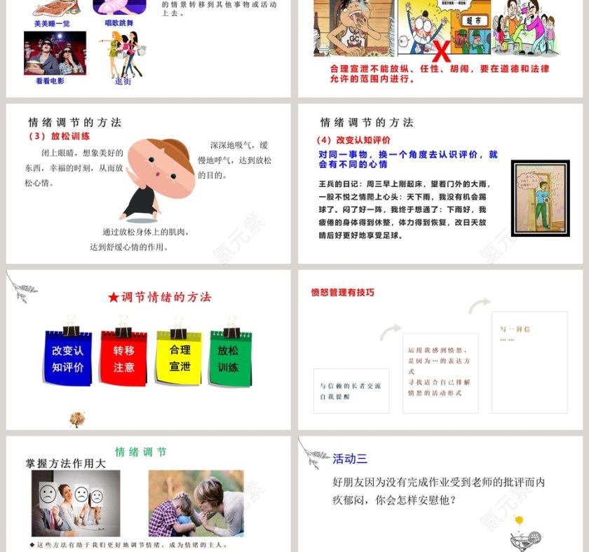 情绪管理在PPT模板设计中的应用：提升论文答辩呈现效果第3张