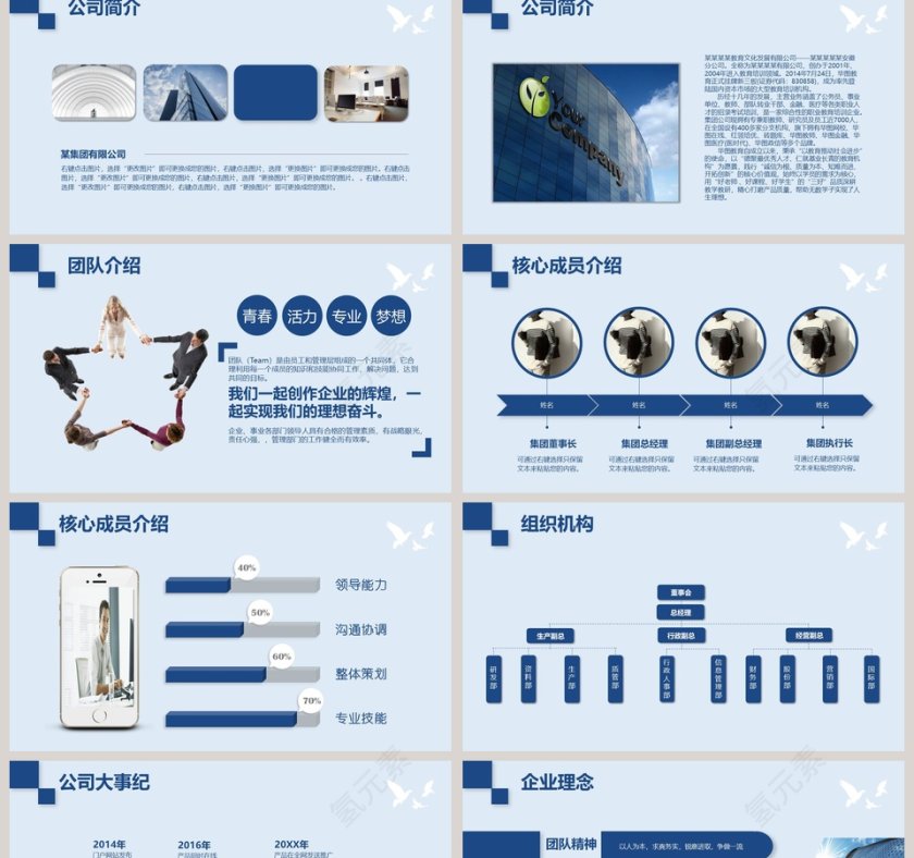 创业商业融资计划书PPT模板第2张