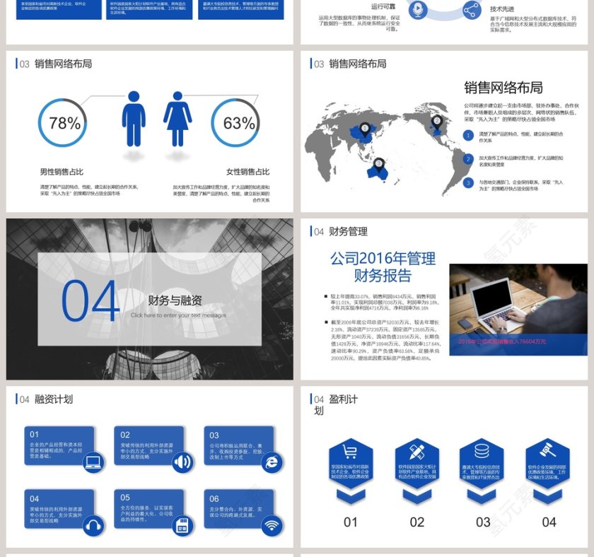 创业融资商业计划书PPT第4张