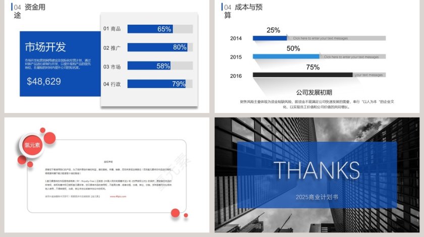 创业融资商业计划书PPT第5张