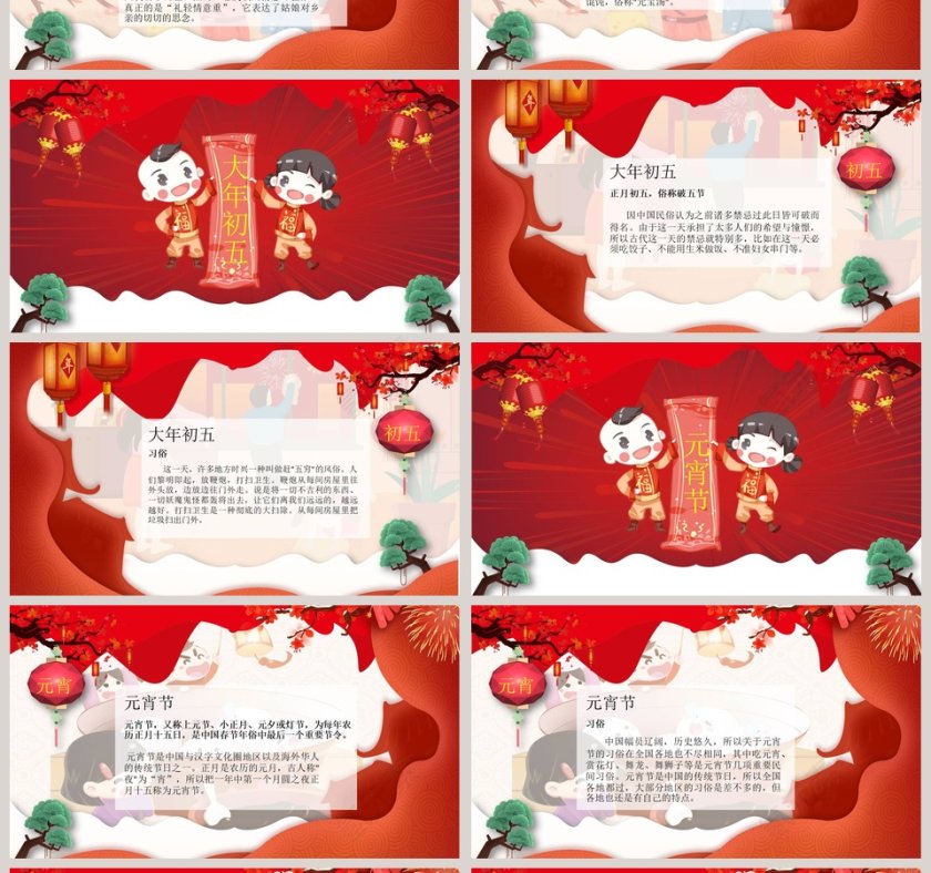 春节习俗传统文化介绍PPT第4张