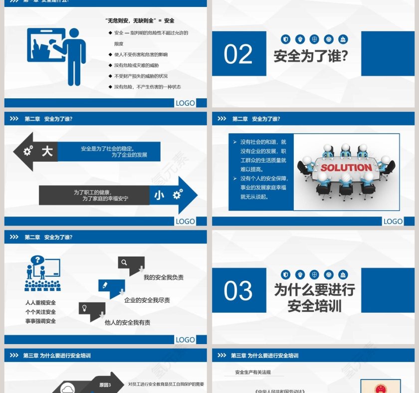 企业安全生产管理培训PPT模板安全生产PPT第2张