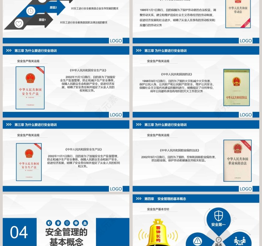 企业安全生产管理培训PPT模板安全生产PPT第3张