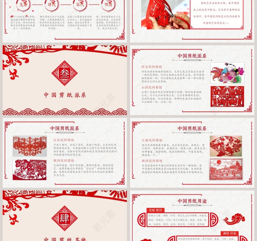 中国剪纸传统文化PPT第3张