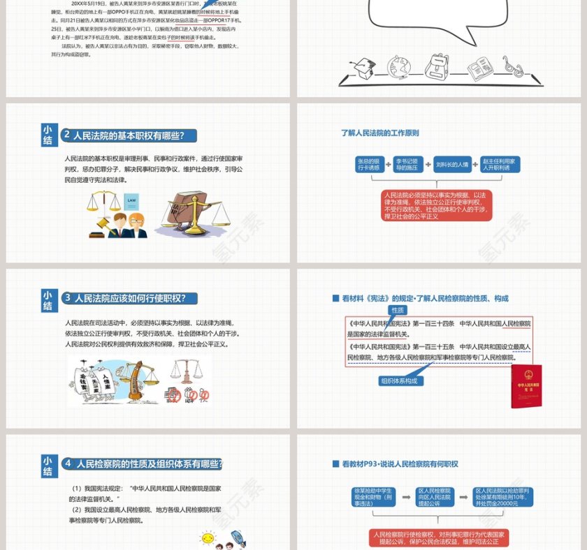 人教版八年级下册道德与法治课件-国家司法机关教学ppt课件第3张