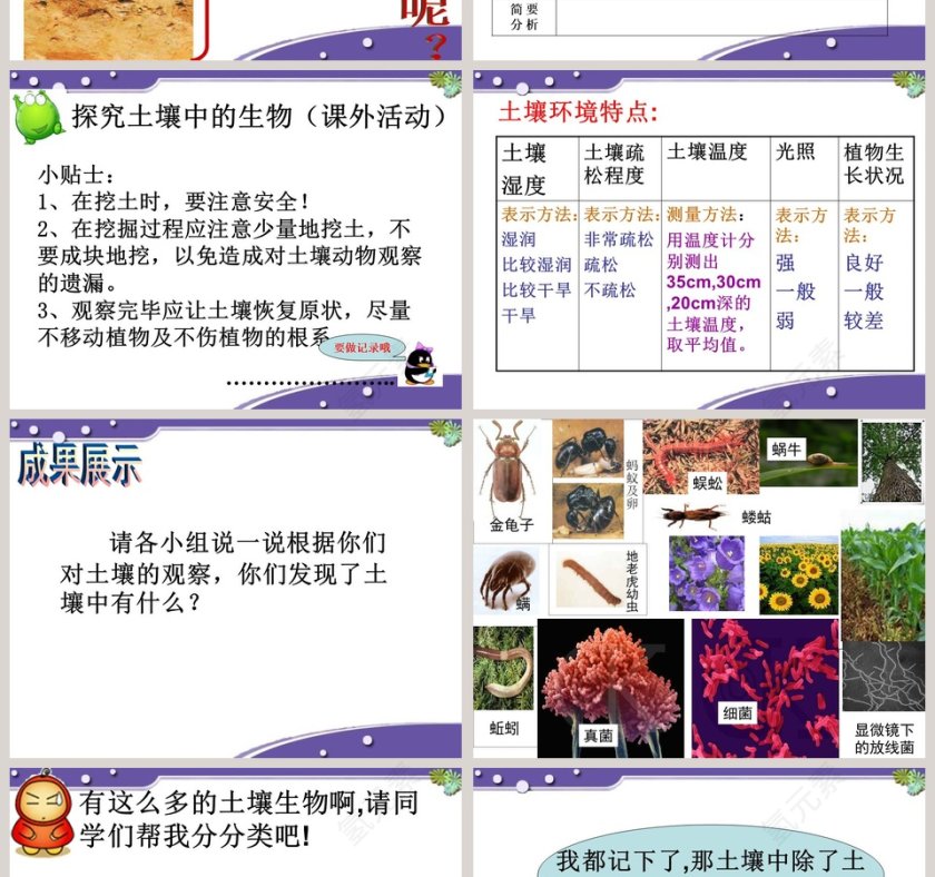 第一节 土壤的成分 PPT 模板第2张