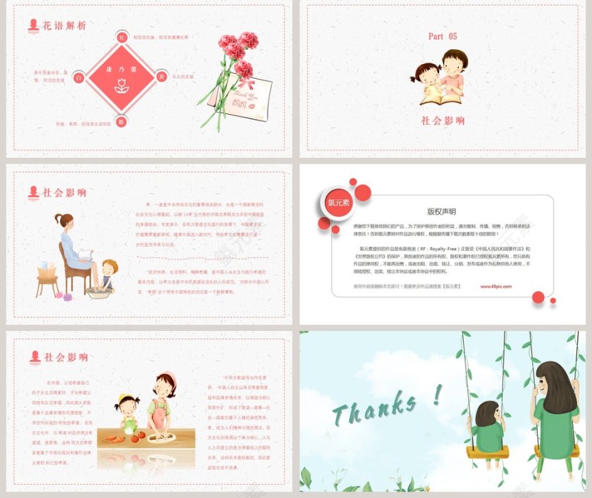 母亲节主题班会PPT第5张