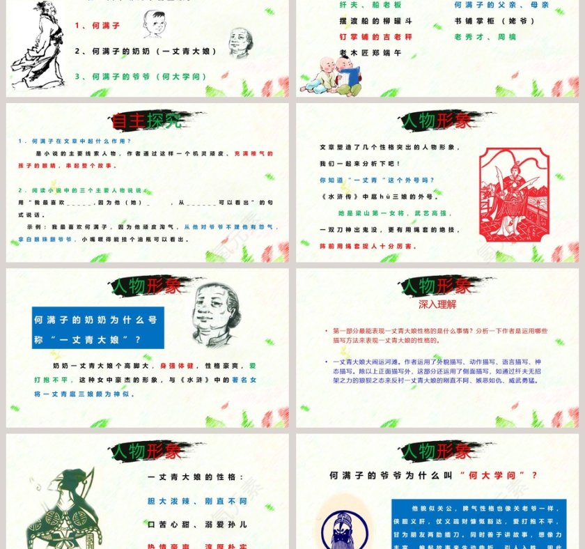 部编版九年级语文下册蒲柳人家语文课件PPT第3张