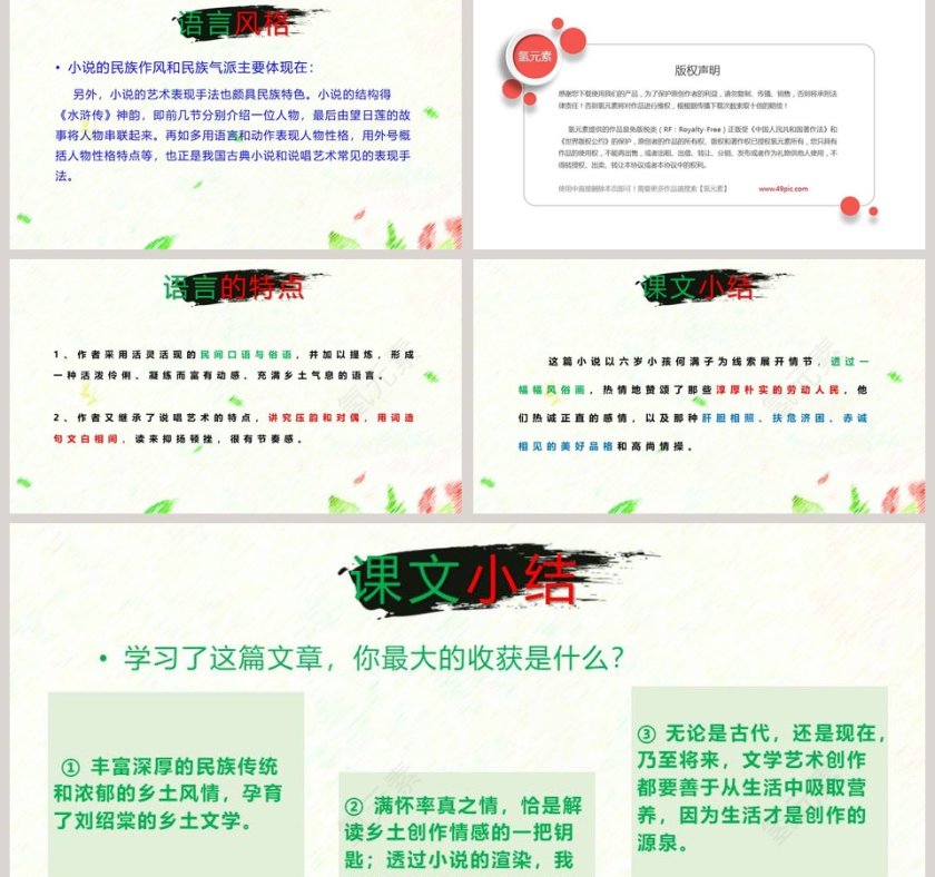 部编版九年级语文下册蒲柳人家语文课件PPT第5张