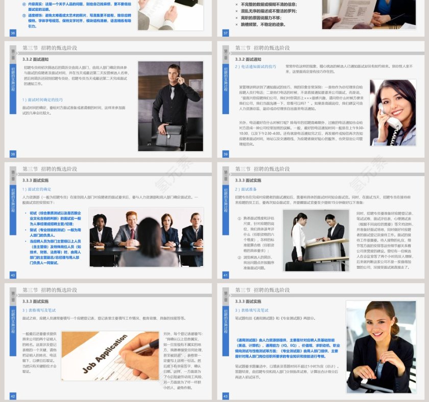 人力资源部内训招聘员工实务员工培训PPT第7张