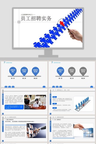 人力资源部内训招聘员工实务员工培训PPT