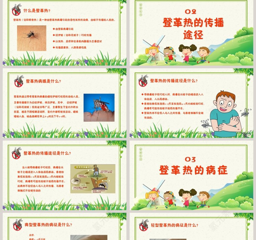 预防登革热从我做起教育主题班会PPT模板第2张