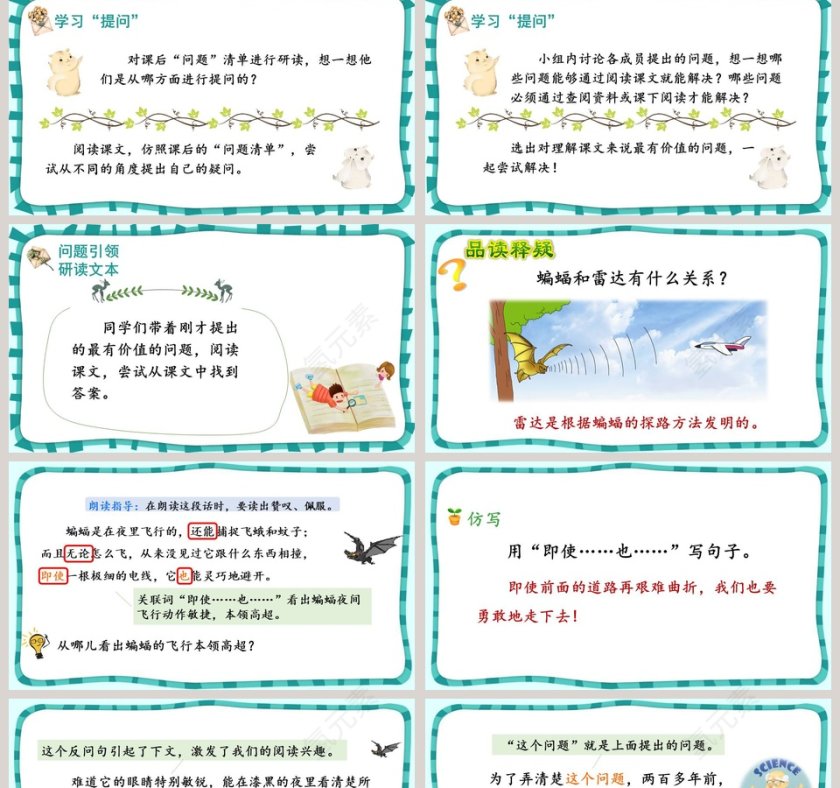 课文解析蝙蝠和雷达语文课件PPT第2张