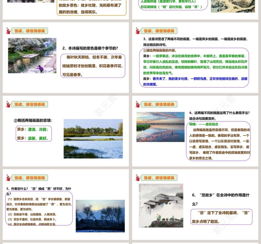 部编版九年级语文上册商山早行语文课件PPT第4张