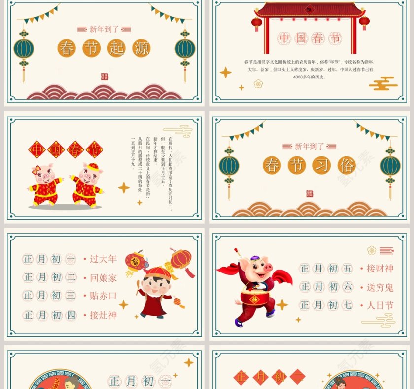 春节传统文化习俗ppt第2张