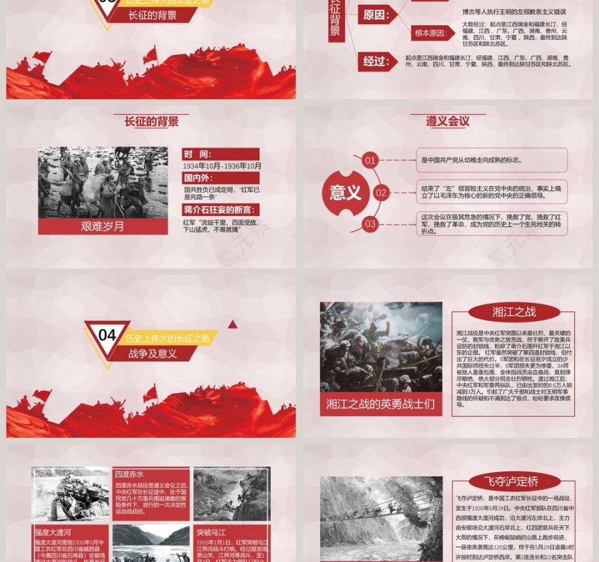 长征精神教育长征精神PPT第3张