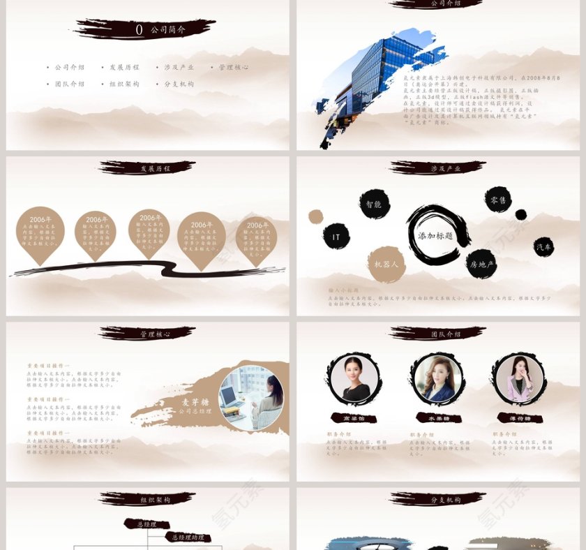 企业简介宣传商务汇报PPT模板第2张