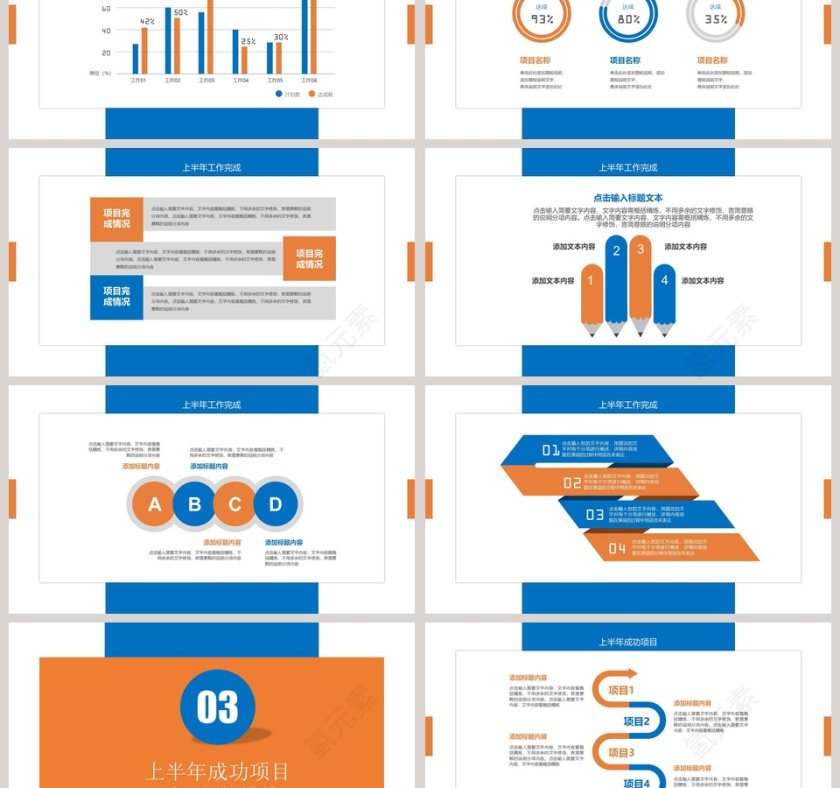 企业上半年工作总结汇报PPT 第3张