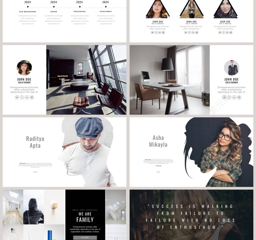 黑白欧美风产品宣传发布PPT第3张