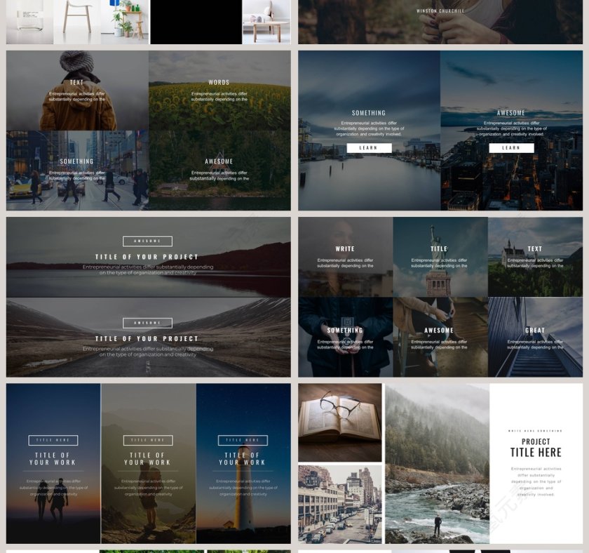 黑白欧美风产品宣传发布PPT第4张