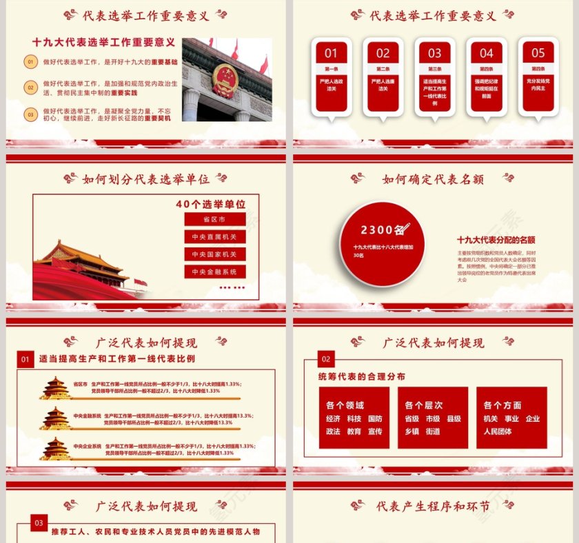 喜迎党的十九大学习7·26习总书记讲话精神党课PPT模板第2张