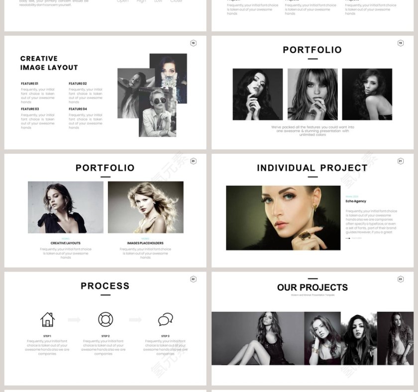 服装品牌营销PPT模板第4张