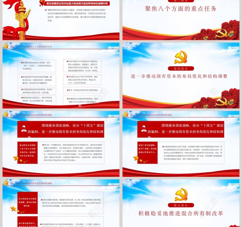 国企改革三年行动方案专题党课PPT课件第3张