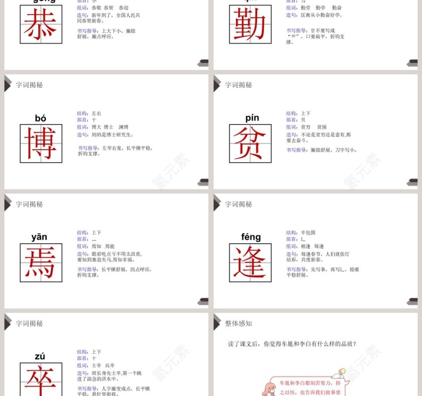 部编版四年级语文下册文言文二则语文课件PPT第3张