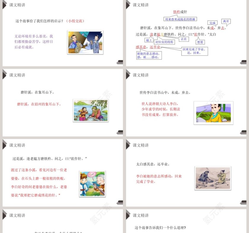 部编版四年级语文下册文言文二则语文课件PPT第5张