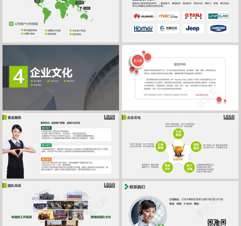 招商加盟产品宣传介绍PPT模板第6张