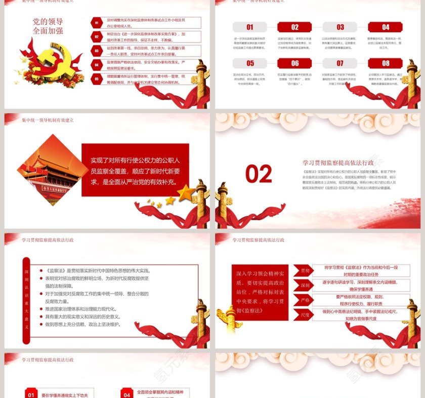 学习贯彻监察法学习贯彻“四个统一”专题党课PPT模板第2张