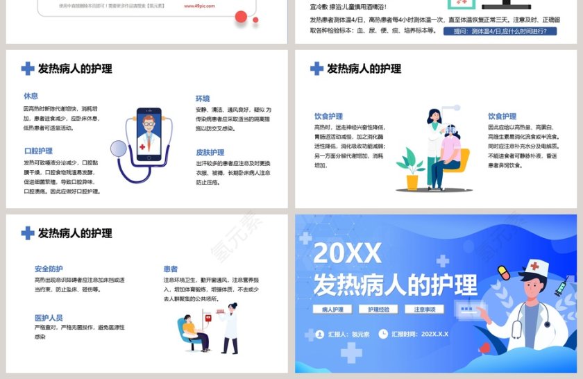 发热病人的护理医学护理PPT模板第4张