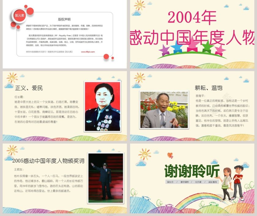 为人民服务PPT小学初中卡通主题班会ppt 第5张