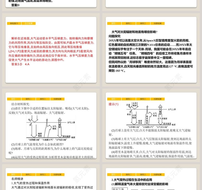 第二节 大气受热过程和大气运动教学ppt课件第4张