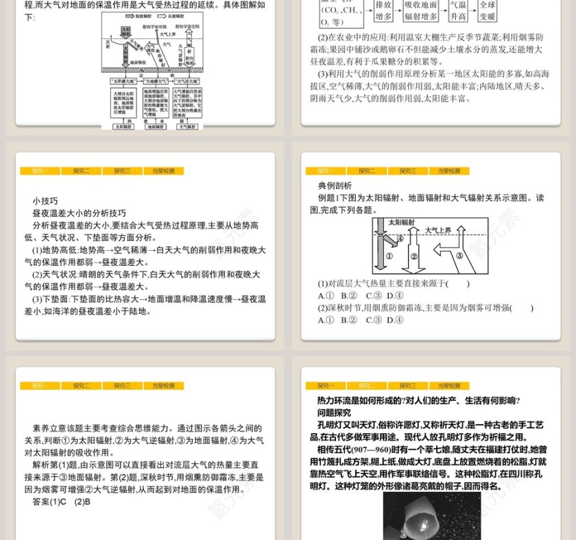第二节 大气受热过程和大气运动教学ppt课件第5张