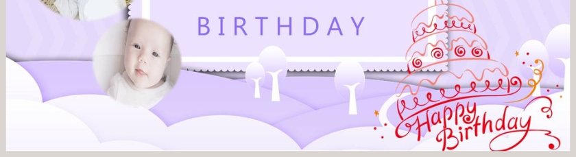 可爱生日快乐的PPT制作模板第5张