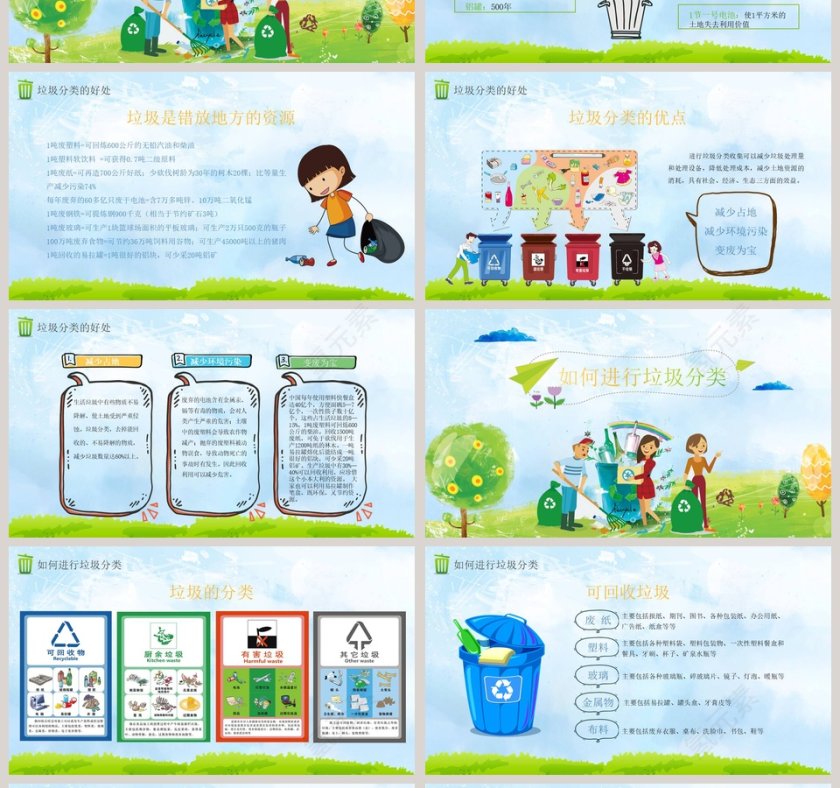 垃圾分类从我做起PPT第4张