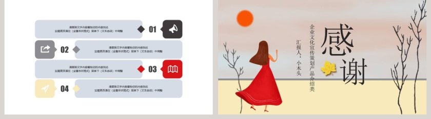 清新企业文化宣传策划产品介绍类PPT第5张