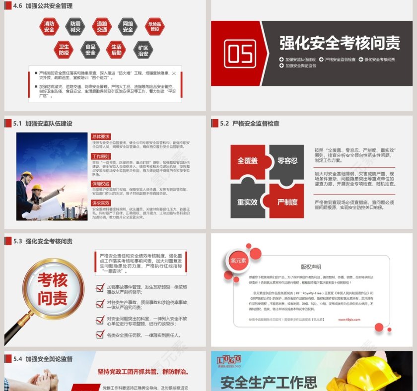 安全生产工作思路汇报PPT第5张