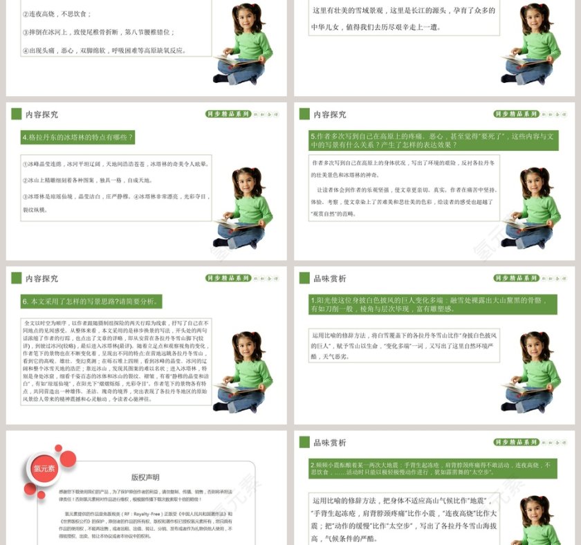 在长江源头各拉丹东-At the source of the Yangtze River is Dandong教学ppt课件第3张