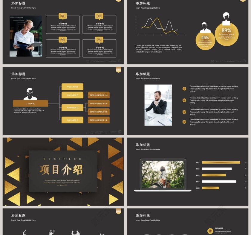 精美高端大气商业计划书第2张