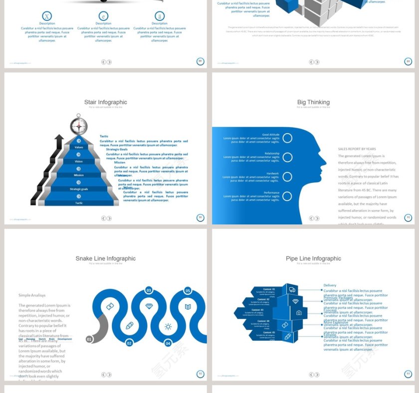   欧美经典商务时尚工作总结PPT模板第19张